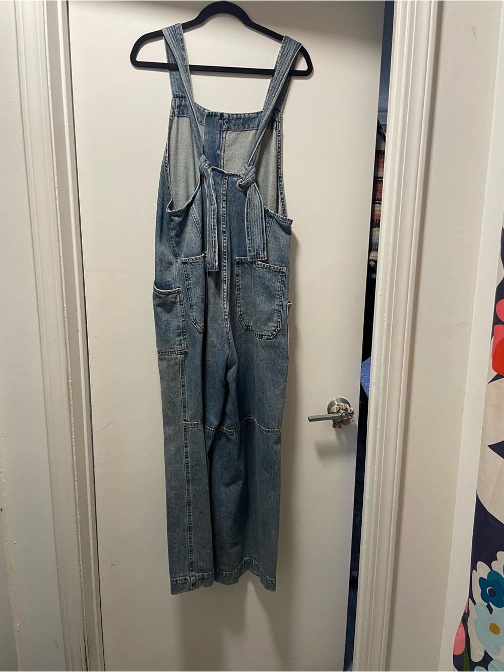 We The Free Fields of Flowers Wide Leg Overalls Size Medium - Picture 7 of 10